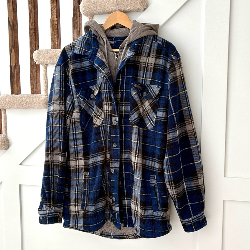 Plaid Shirt Jacket Shacket Size M